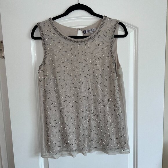 Jennifer Lopez Tops - Jennifer Lopez beaded tank top cami